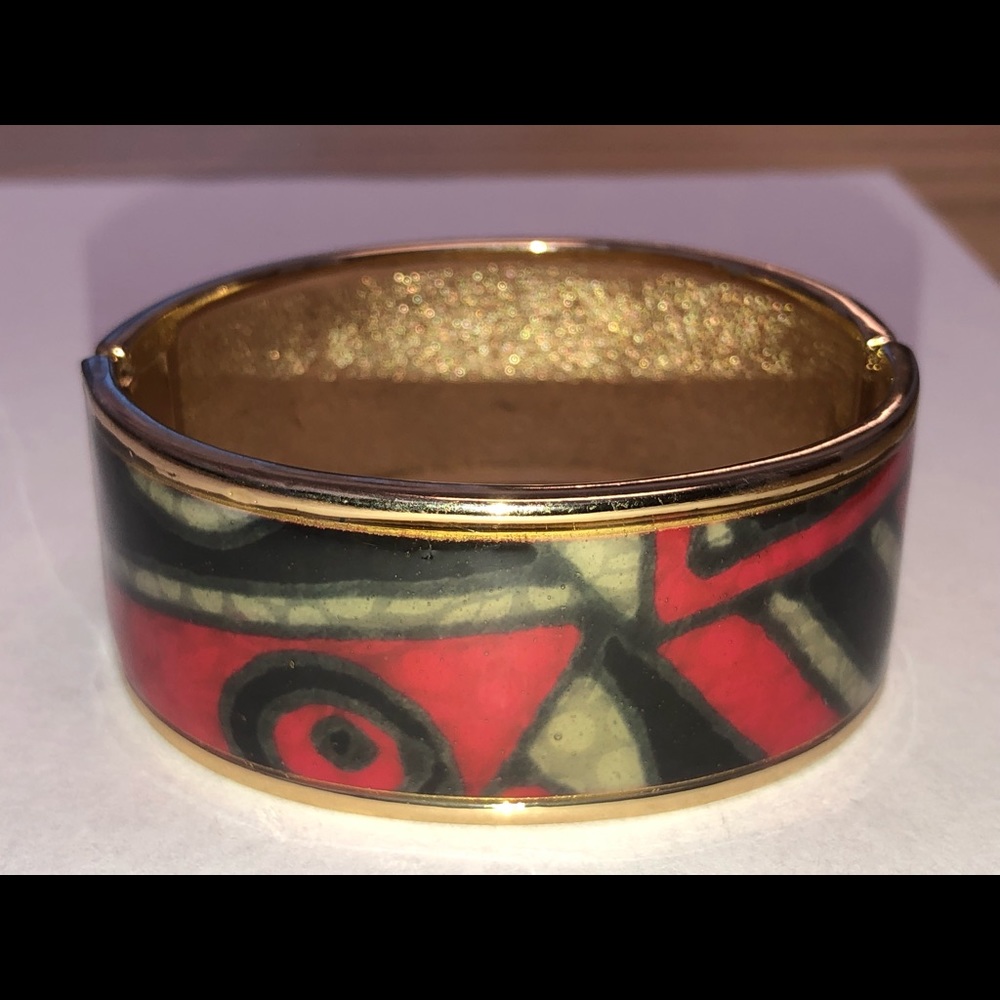 Erwin Pearl Maya Abstract Expression Bangle 1” - image 2